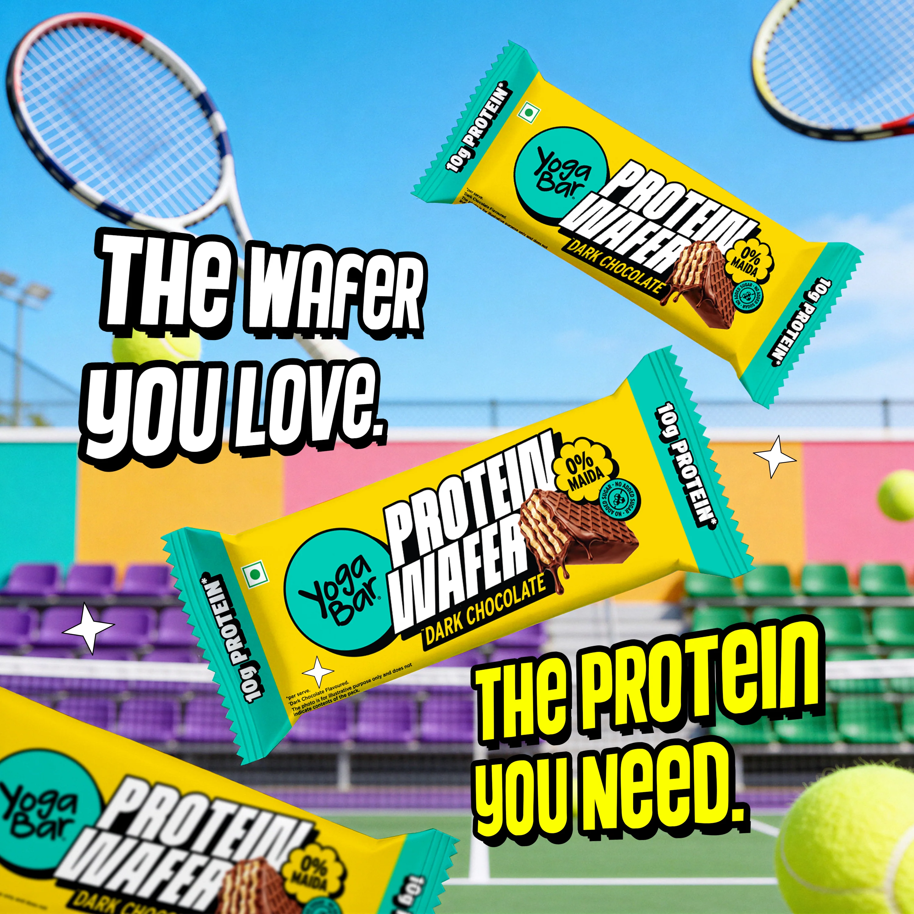10g Protein Wafer Bars Dark Chocolate Flavour - Pack of 10 - Image 5