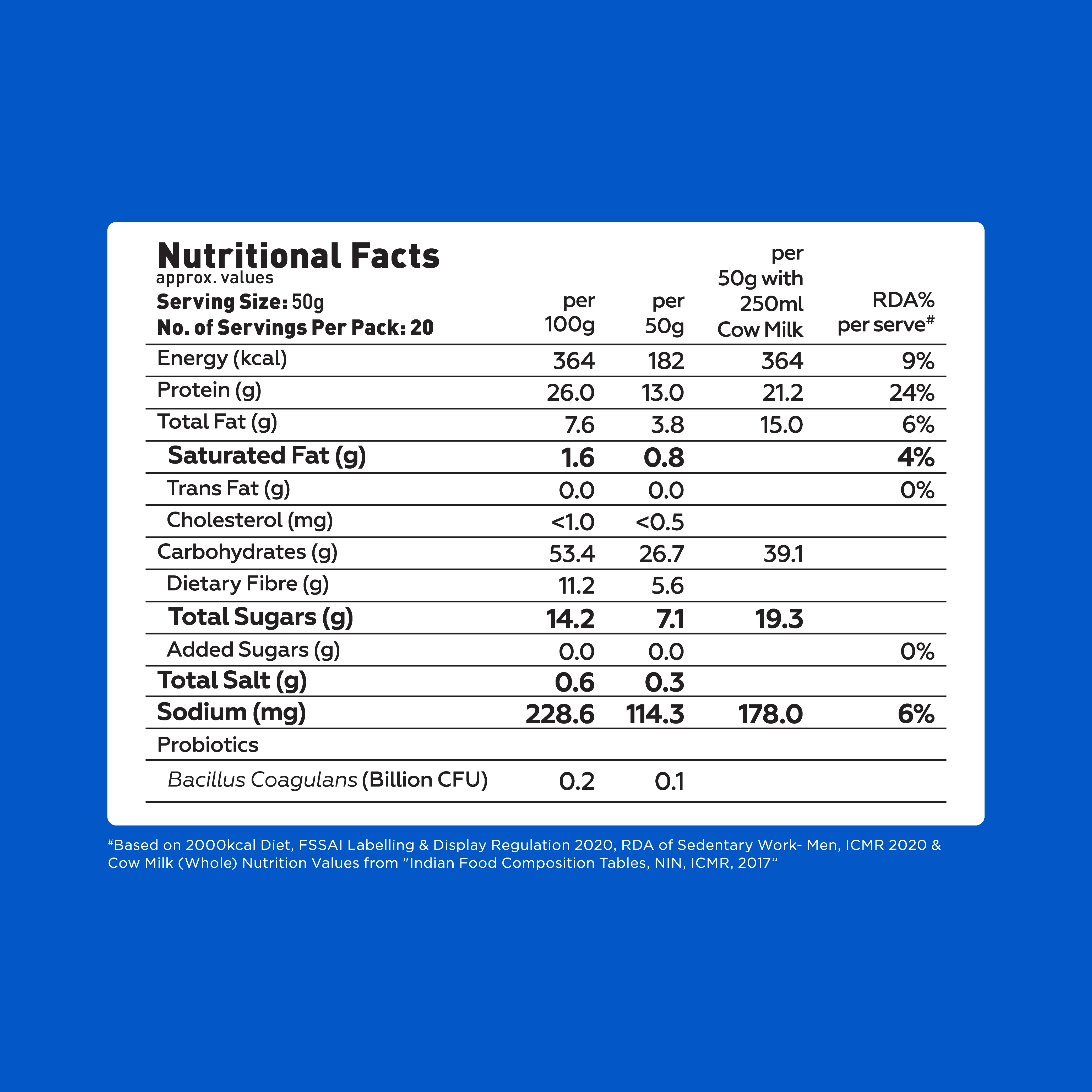 26g High Protein Oats Filter Kappi - Image 3