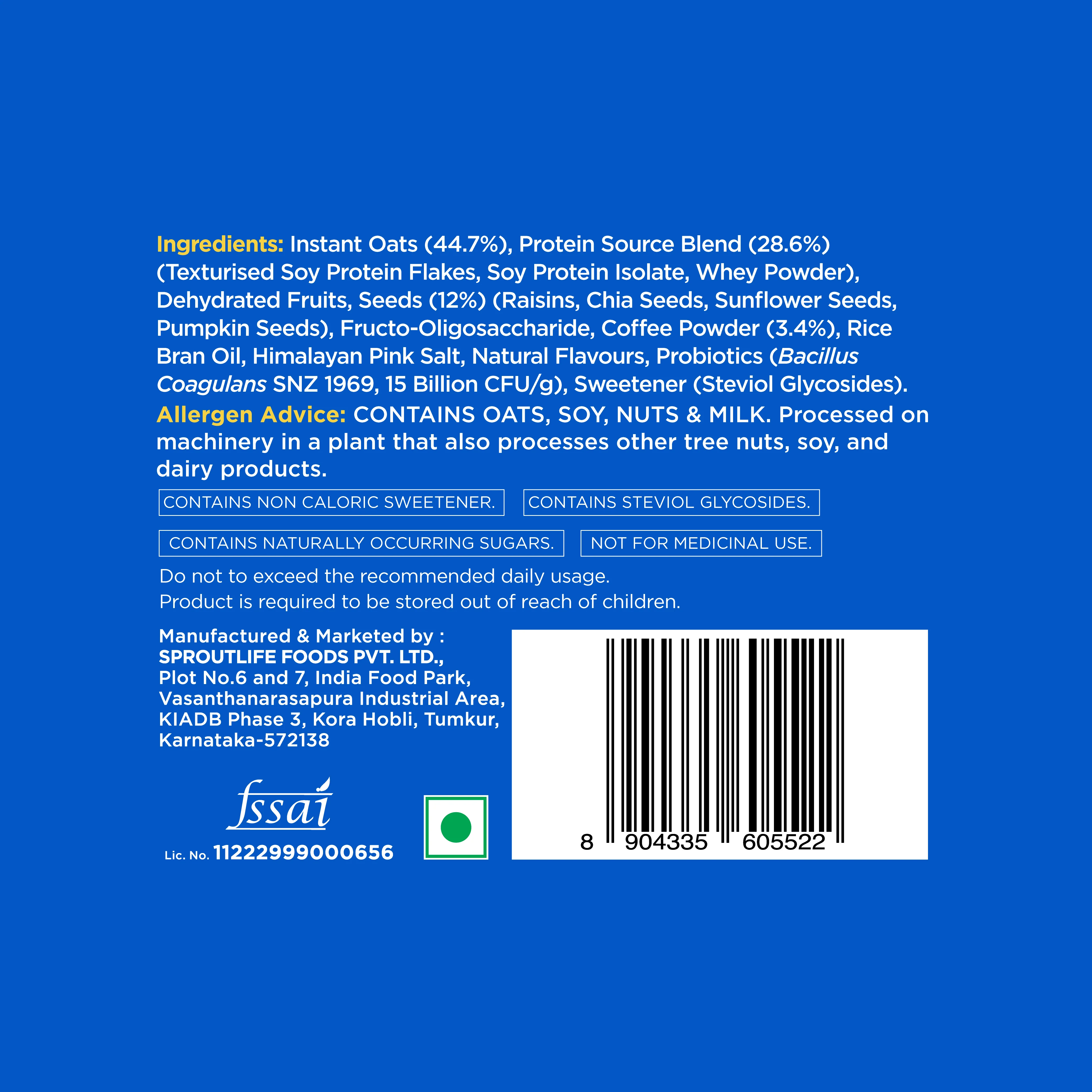 26g High Protein Oats Filter Kappi - Image 4