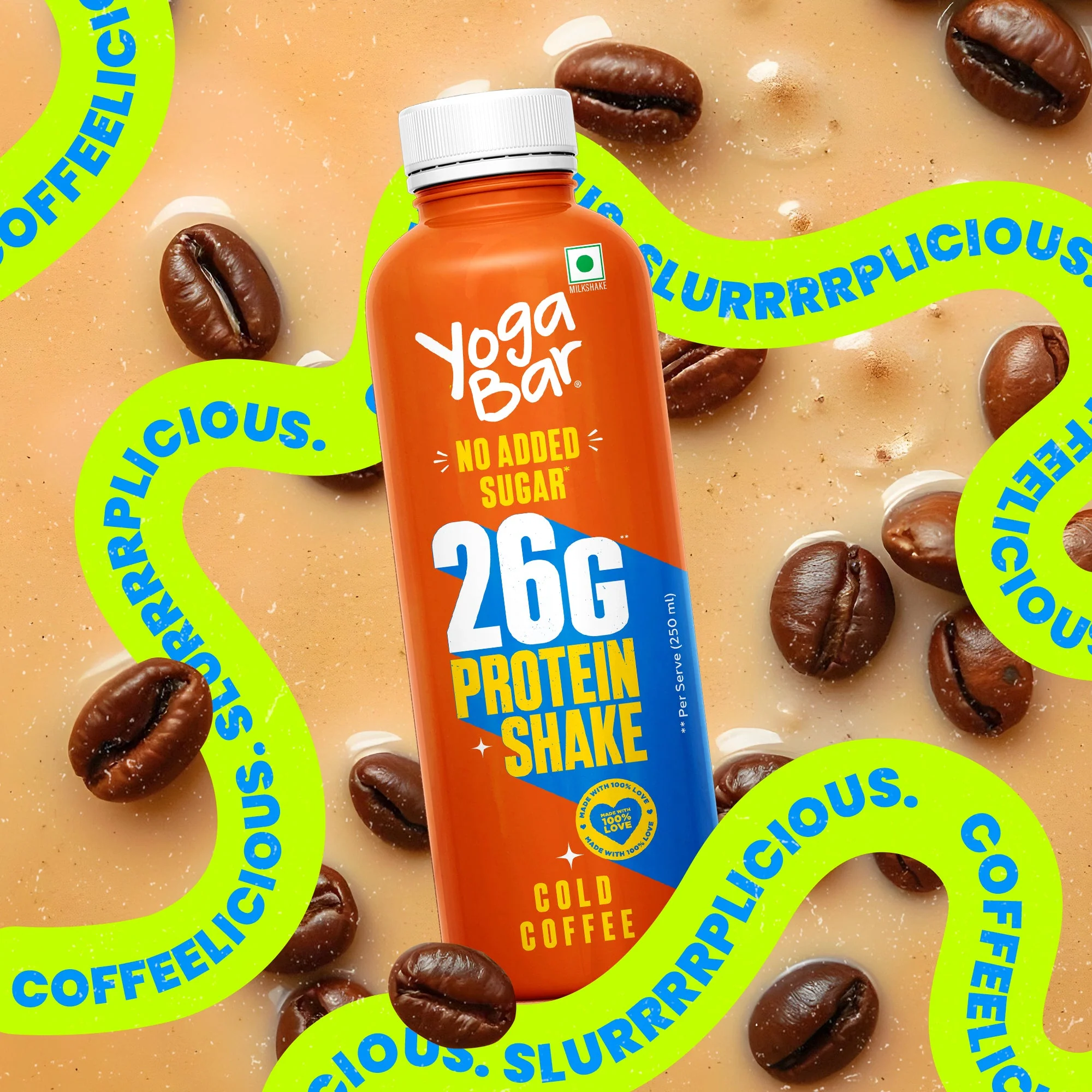 26g Protein Shake Cold Coffee 250ml/bottle - Image 9