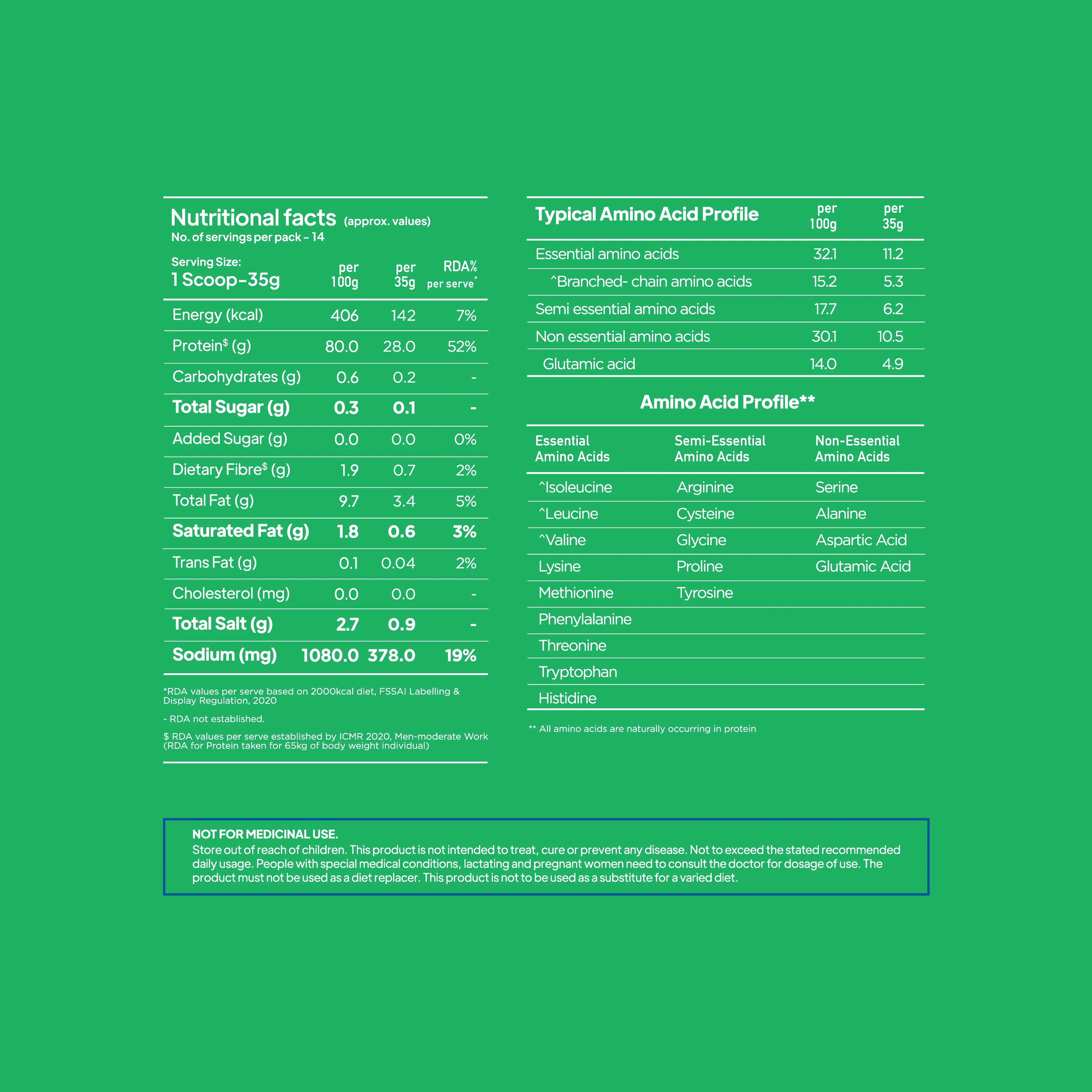 ProClean Plant Protein (Unflavoured) 500g - Image 3